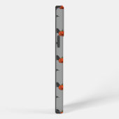 Etui iPhone 13 Pro Max Chat Citrouille d'Halloween (Côté droit)