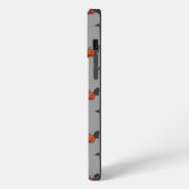 Etui iPhone 13 Pro Max Chat Citrouille d'Halloween (Côté gauche)