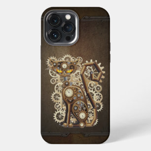 Etui iPhone 13 Pro Max Chat Steampunk