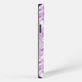 Etui iPhone 13 Pro Max Chic Élégant Violet Métallisé Glitter Chic (Côté droit)