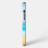 Etui iPhone 13 Pro Max Chien Beagle sur la Plage (Côté gauche)