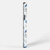 Etui iPhone 13 Pro Max Chinoiserie Blue Echinacea Pattern (Côté droit)