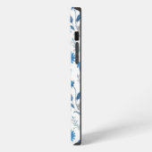 Etui iPhone 13 Pro Max Chinoiserie Blue Echinacea Pattern (Côté gauche)