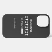 Etui iPhone 13 Pro Max Christian iPhone 13 Coque Reste ferme dans votre f (Verso Horizontal)