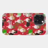Etui iPhone 13 Pro Max Christmas Rough Collie (Verso Horizontal)