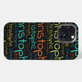 Etui iPhone 13 Pro Max Christophe (Verso Horizontal)