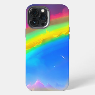Etui iPhone 13 Pro Max Ciel lumineux arc-en-ciel