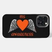 Etui iPhone 13 Pro Max Coeur/ailes...MS (Verso Horizontal)