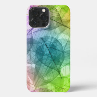 Etui iPhone 13 Pro Max Colorful Leaves Abstract Pattern 