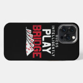 Etui iPhone 13 Pro Max Conception De Jeu De Carte De Pont Pour Bridge Lov (Verso Horizontal)