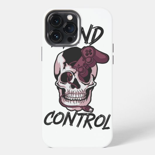 Etui iPhone 13 Pro Max conception de jeux de contrôle de l'esprit (Verso)
