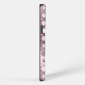 Etui iPhone 13 Pro Max Conception de métamorphose rose (Côté droit)