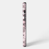 Etui iPhone 13 Pro Max Conception de métamorphose rose (Côté gauche)