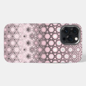 Etui iPhone 13 Pro Max Conception de métamorphose rose (Verso Horizontal)