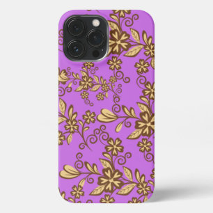 Etui iPhone 13 Pro Max Conception des fleurs