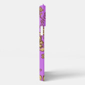 Etui iPhone 13 Pro Max Conception des fleurs  (Côté droit)