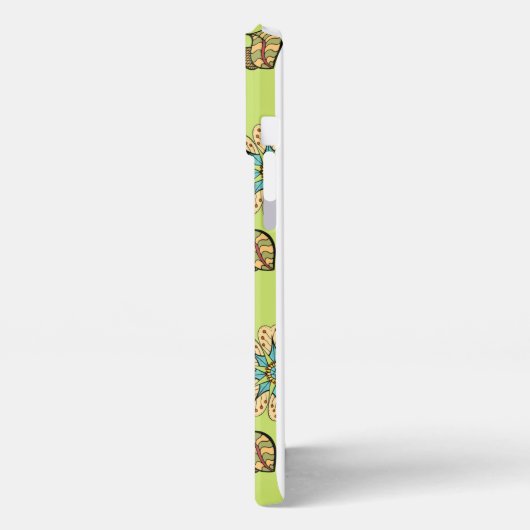 Etui iPhone 13 Pro Max Conception des fleurs  (Côté gauche)