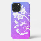 Etui iPhone 13 Pro Max Conception des fleurs  (Verso)