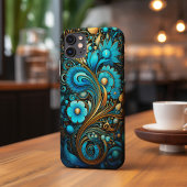 Etui iPhone 13 Pro Max Conception Néon Psychedelic Decopunk No. 910
