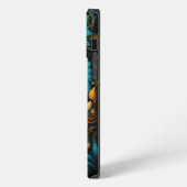 Etui iPhone 13 Pro Max Conception Néon Psychedelic Decopunk No. 910 (Côté gauche)