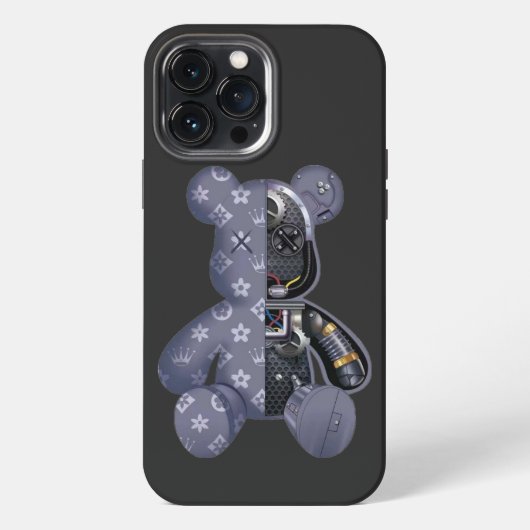 Etui iPhone 13 Pro Max Contemporary Robot Bear (Verso)