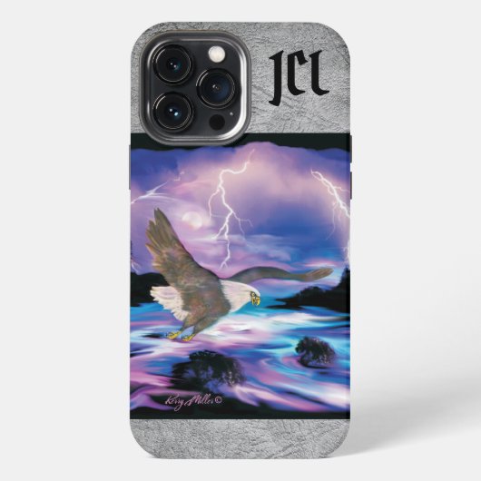 Etui iPhone 13 Pro Max Coque-coque iphone de Bald Eagle (Verso)