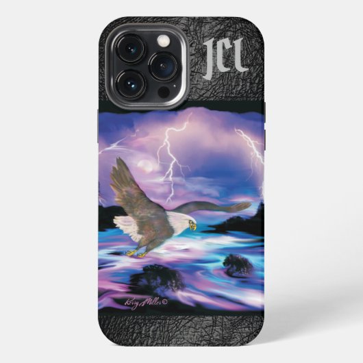 Etui iPhone 13 Pro Max Coque-coque iphone de Bald Eagle (Verso)