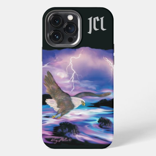 Etui iPhone 13 Pro Max Coque-coque iphone de Bald Eagle (Verso)
