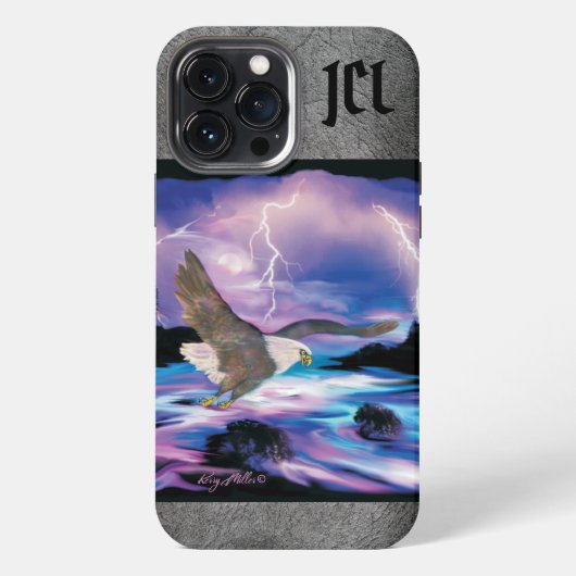 Etui iPhone 13 Pro Max Coque-coque iphone de Bald Eagle (Verso)