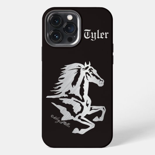Etui iPhone 13 Pro Max Coque-coque iphone de cheval (Verso)