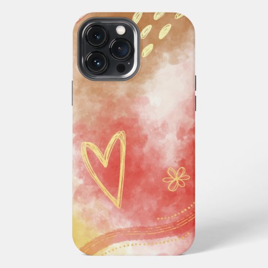 Etui iPhone 13 Pro Max Coque iphone Coque-Mate aquarelle (Verso)