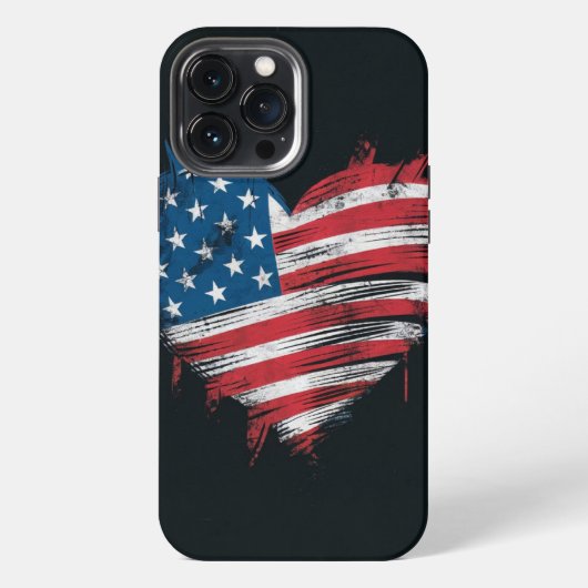 Etui iPhone 13 Pro Max COQUE IPHONE du drapeau américain (Verso)