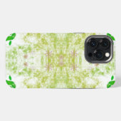 Etui iPhone 13 Pro Max Coque iphone Feuille vert (Verso Horizontal)