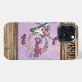 Etui iPhone 13 Pro Max Coque iphone fille de pays (Verso Horizontal)