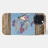 Etui iPhone 13 Pro Max Coque iphone fille de pays (Verso Horizontal)