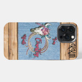 Etui iPhone 13 Pro Max Coque iphone fille de pays (Verso Horizontal)