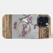 Etui iPhone 13 Pro Max Coque iphone fille de pays (Verso Horizontal)