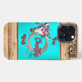Etui iPhone 13 Pro Max Coque iphone fille de pays (Verso Horizontal)