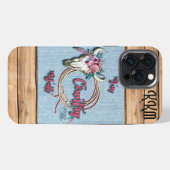 Etui iPhone 13 Pro Max Coque iphone fille de pays (Verso Horizontal)
