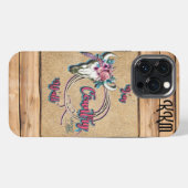 Etui iPhone 13 Pro Max Coque iphone fille de pays (Verso Horizontal)