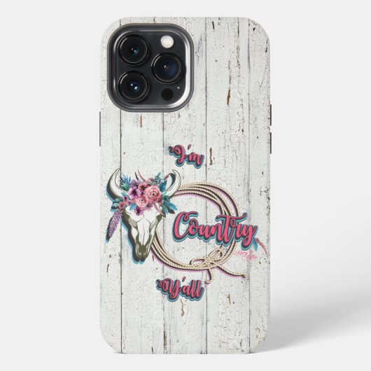 Etui iPhone 13 Pro Max Coque-Mate coque iphone De Crâne De Vache Et De Co (Verso)