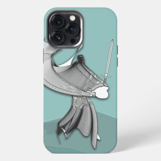 Etui iPhone 13 Pro Max Coque Samurai numérique - coque iphone de l'appare (Verso)