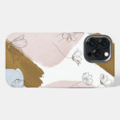 Etui iPhone 13 Pro Max Corolle de fleurs (Verso Horizontal)