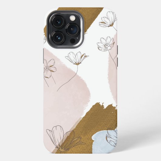 Etui iPhone 13 Pro Max Corolle de fleurs (Verso)