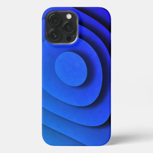 Etui iPhone 13 Pro Max Couleur bleue (Verso)