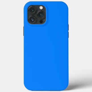 Etui iPhone 13 Pro Max Couleur solide bleu vif