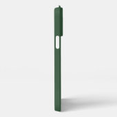Etui iPhone 13 Pro Max Couleur solide vert émeraude foncé (Côté droit)