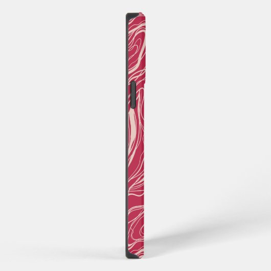 Etui iPhone 13 Pro Max Courbes d'esquisse (Côté droit)