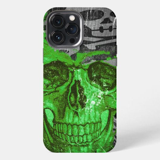Etui iPhone 13 Pro Max Crâne d'Halloween #4 (Verso)