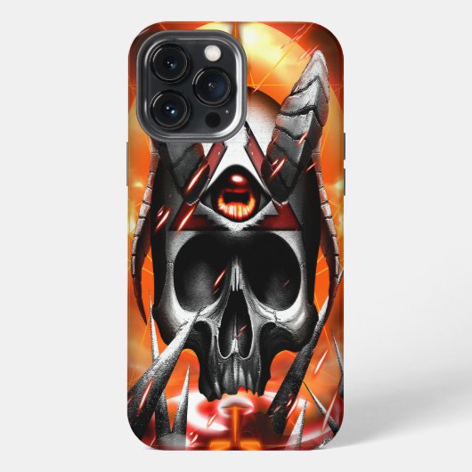 Etui iPhone 13 Pro Max crâne Eye Joe (Verso)